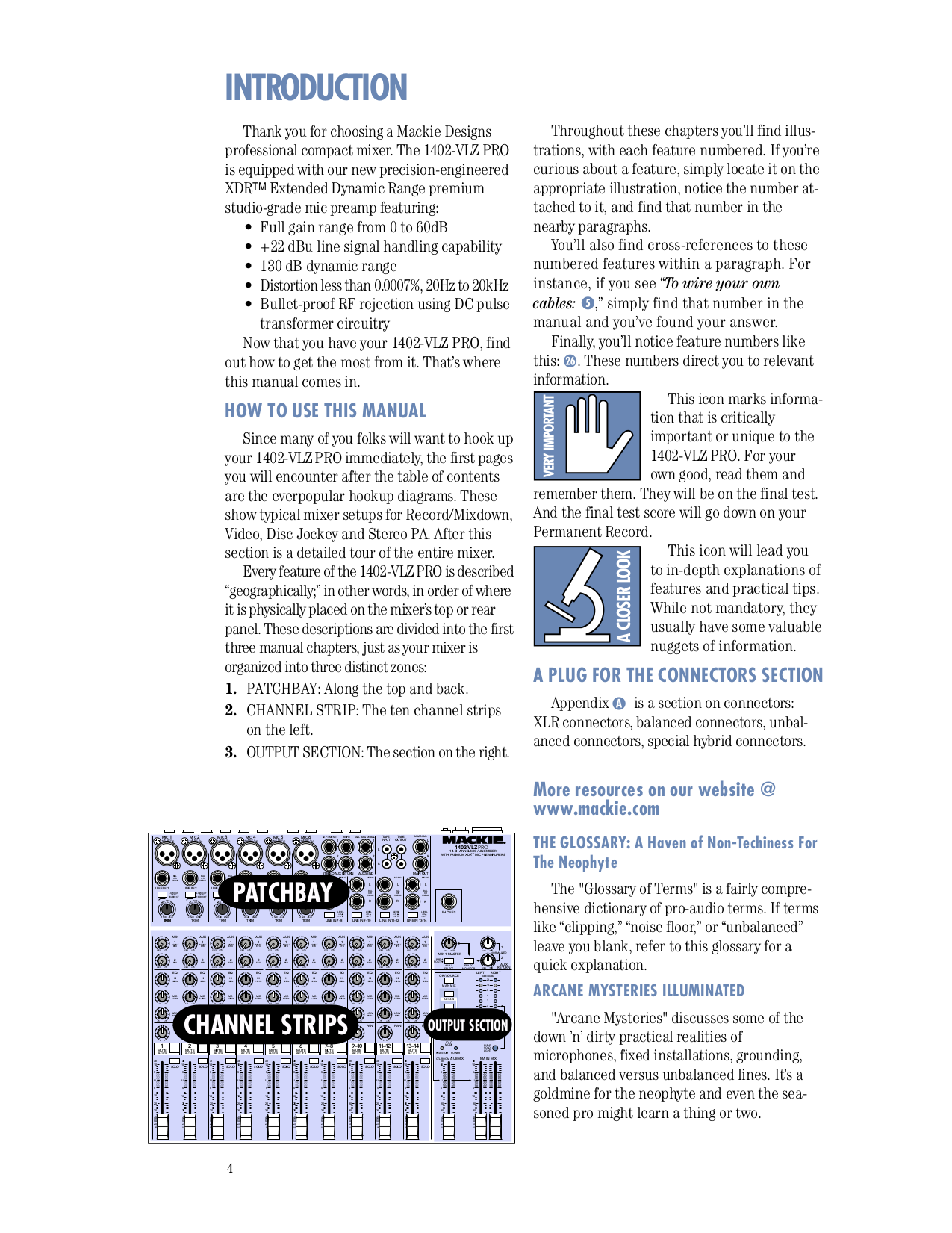 PDF manual for Mackie Other 1402 VLZ Line Mixer